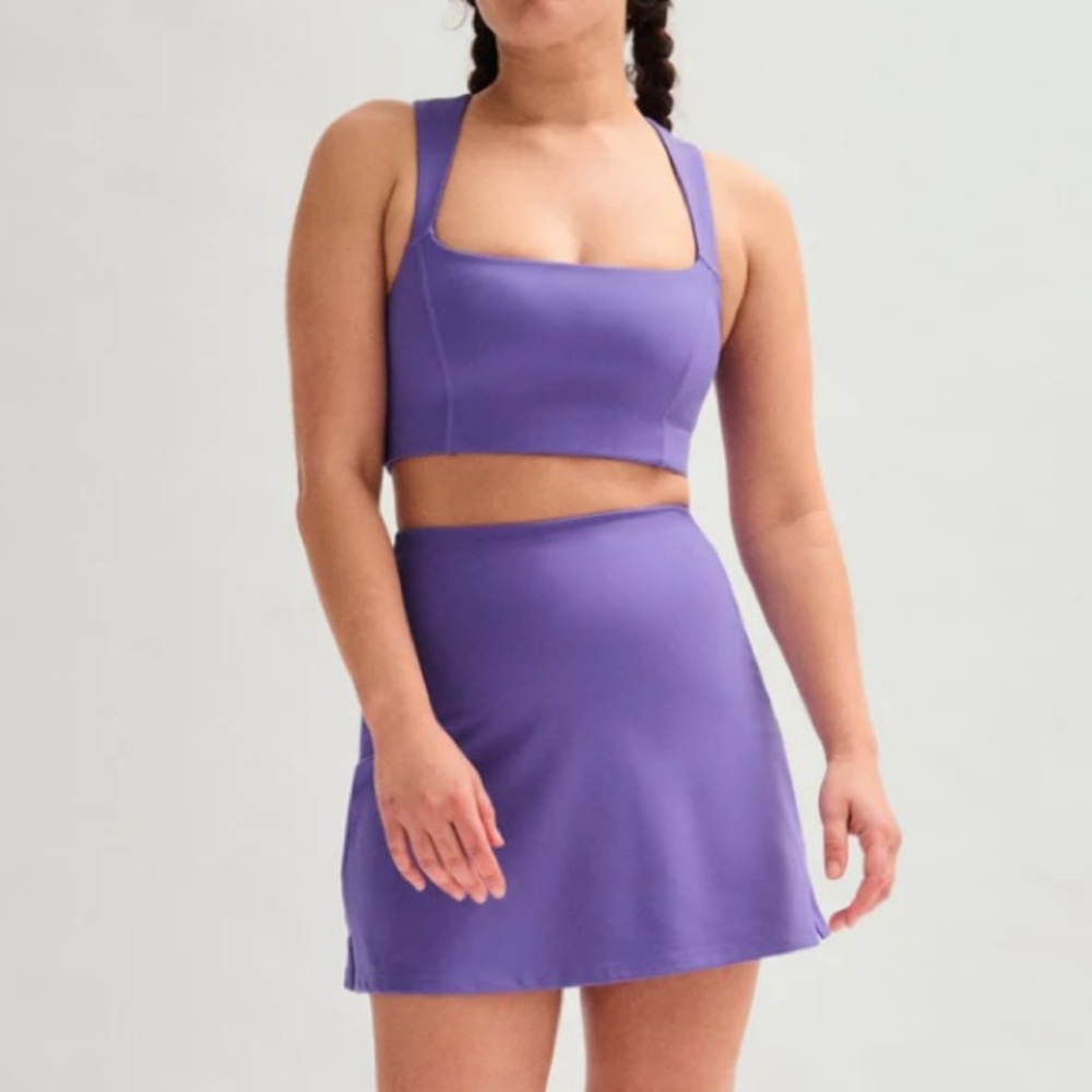 Purple Tennis Dress from Girlfriend Collective